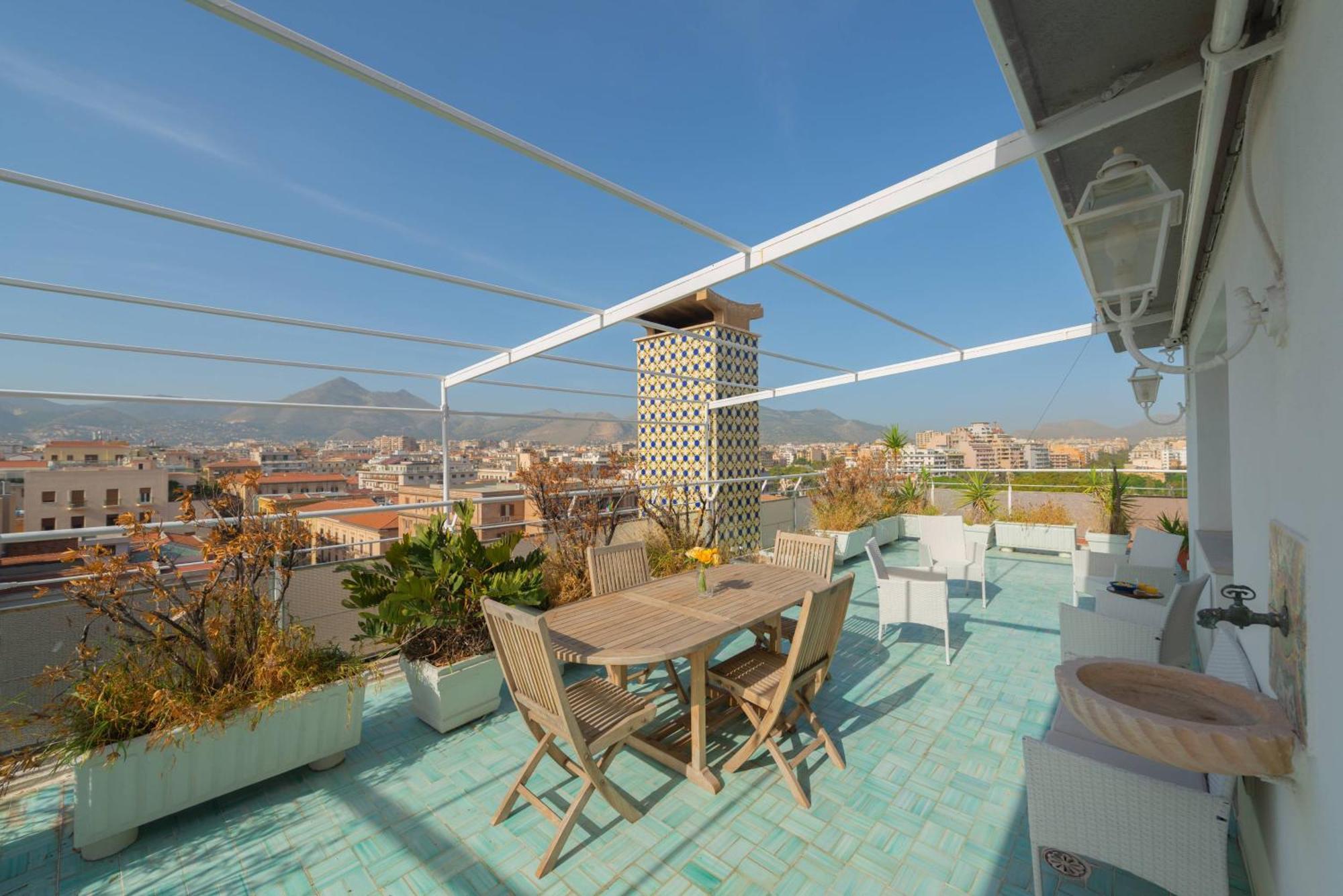 Le Terrazze Di Donna Anna Appartement Palermo Buitenkant foto